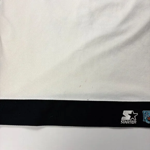 Vintage Philadelphia Flyers Starter Hockey Home Jersey White Sz L NHL - Picture 10 of 12